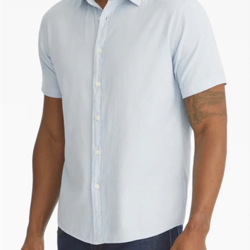 NWT!!  UNTUCKit Soft Wash Short—Sleeve Briscoe Shirt